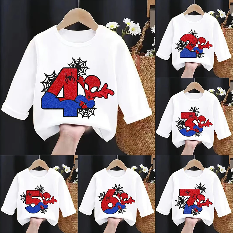 Baby Clothing Dividers - New Spider Children Long Sleeves T-shirts