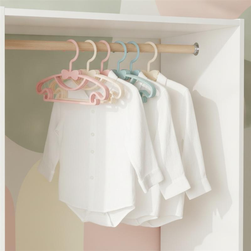 12PCS Baby Kids Clothes Hanger - Baby Clothing Hanging Rack 评论和价格