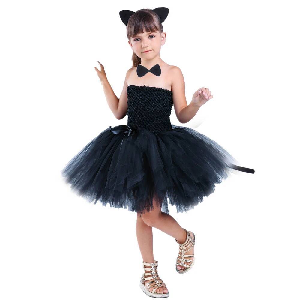 Cute Black Cat Tutu Dress Baby - Baby Clothing Usa 评论和价格